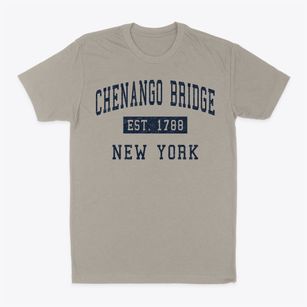 Chenango Bridge New York Classic Established Classic Dad T-Shirt