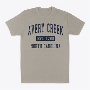 Avery Creek North Carolina Classic Established Classic Dad T-Shirt