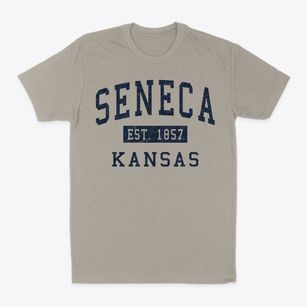 Seneca Kansas Classic Established Classic Dad T-Shirt