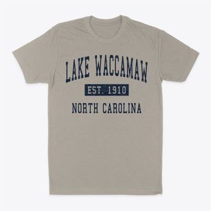 Lake Waccamaw North Carolina Classic Established Classic Dad T-Shirt