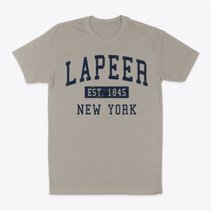 Lapeer New York Classic Established Classic Dad T-Shirt
