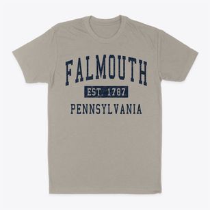 Falmouth Pennsylvania Classic Established Classic Dad T-Shirt
