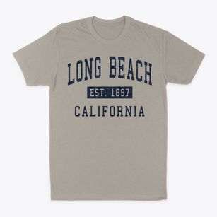 Long Beach California Classic Established Classic Dad T-Shirt