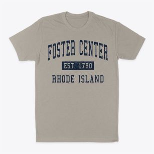 Foster Center Rhode Island Classic Established Classic Dad T-Shirt
