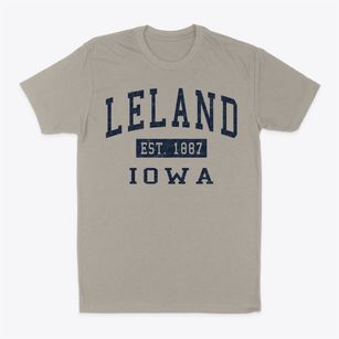 Leland Iowa Classic Established Classic Dad T-Shirt