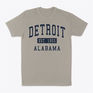 Detroit Alabama Classic Established Classic Dad T-Shirt