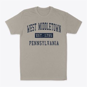 West Middletown Pennsylvania Classic Established Classic Dad T-Shirt