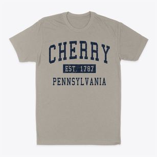 Cherry Pennsylvania Classic Established Classic Dad T-Shirt