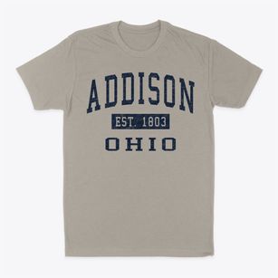 Addison Ohio Classic Established Classic Dad T-Shirt