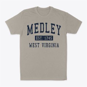 Medley West Virginia Classic Established Classic Dad T-Shirt