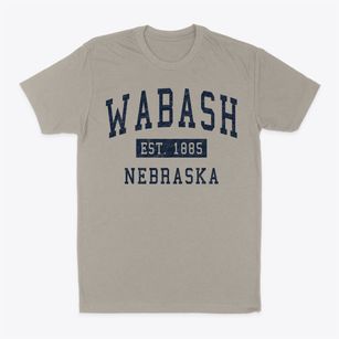 Wabash Nebraska Classic Established Classic Dad T-Shirt