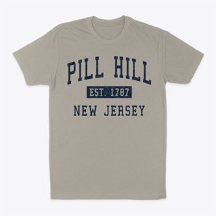 Pill Hill New Jersey Classic Established Classic Dad T-Shirt