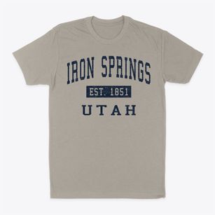 Iron Springs Utah Classic Established Classic Dad T-Shirt
