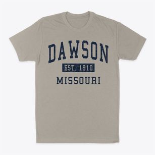 Dawson Missouri Classic Established Classic Dad T-Shirt