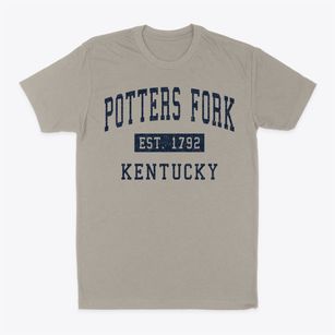 Potters Fork Kentucky Classic Established Classic Dad T-Shirt