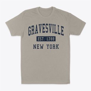 Gravesville New York Classic Established Classic Dad T-Shirt
