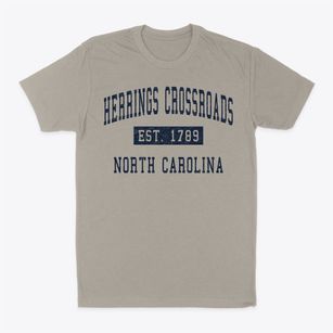 Herrings Crossroads North Carolina Classic Established Classic Dad T-Shirt