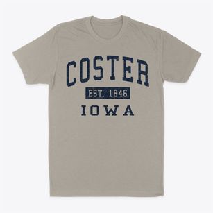 Coster Iowa Classic Established Classic Dad T-Shirt
