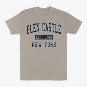Glen Castle New York Classic Established Classic Dad T-Shirt
