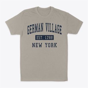 German Village New York Classic Established Classic Dad T-Shirt