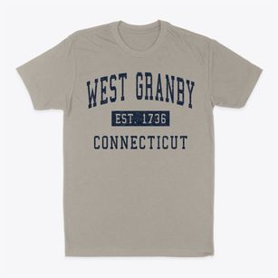 West Granby Connecticut Classic Established Classic Dad T-Shirt