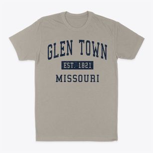 Glen Town Missouri Classic Established Classic Dad T-Shirt