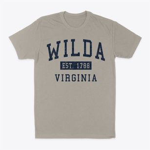Wilda Virginia Classic Established Classic Dad T-Shirt
