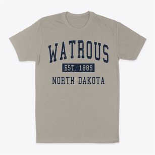 Watrous North Dakota Classic Established Classic Dad T-Shirt