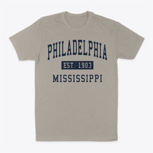 Philadelphia Mississippi Classic Established Classic Dad T-Shirt