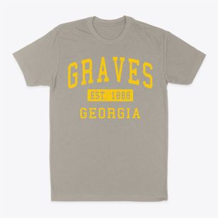 Graves Georgia Classic Established Classic Dad T-Shirt