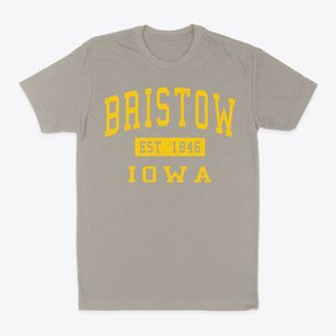 Bristow Iowa Classic Established Classic Dad T-Shirt