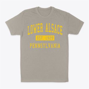 Lower Alsace Pennsylvania Classic Established Classic Dad T-Shirt