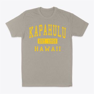 Kapahulu Hawaii Classic Established Classic Dad T-Shirt
