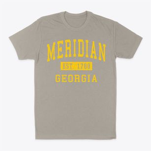 Meridian Georgia Classic Established Classic Dad T-Shirt