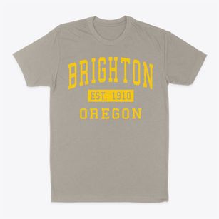 Brighton Oregon Classic Established Classic Dad T-Shirt