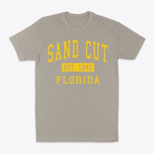 Sand Cut Florida Classic Established Classic Dad T-Shirt