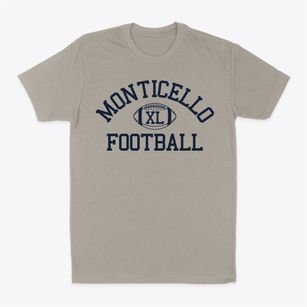 Monticello High School Classic Football Classic Dad T-Shirt