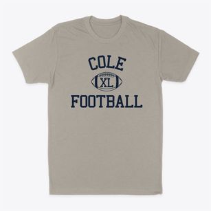 Cole Christian School Classic Football Classic Dad T-Shirt