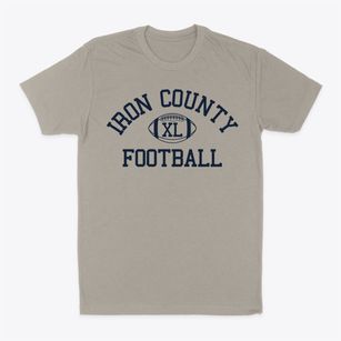 Iron County C-4 High School Classic Football Classic Dad T-Shirt