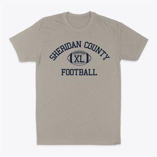 Sheridan County District 166 School Classic Football Classic Dad T-Shirt