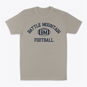 Battle Mountain High School Classic Football Classic Dad T-Shirt