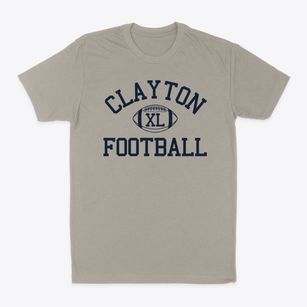 Clayton Junior High School Classic Football Classic Dad T-Shirt