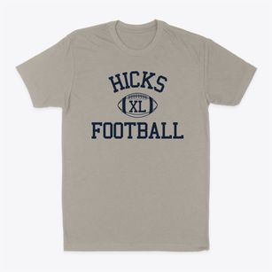 Hicks Montessori School Classic Football Classic Dad T-Shirt
