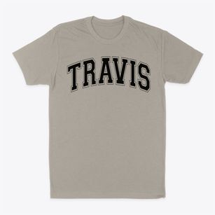 Travis Elementary School Varsity Arch Classic Dad T-Shirt