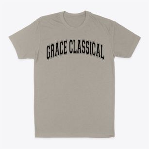 Grace Classical Christian Academy Varsity Arch Classic Dad T-Shirt