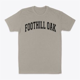 Foothill Oak Elementary Varsity Arch Classic Dad T-Shirt