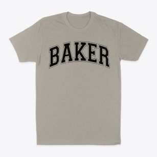 Baker Varsity Arch Classic Dad T-Shirt
