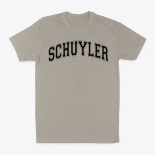 Schuyler Grade School Varsity Arch Classic Dad T-Shirt