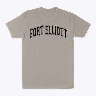 Fort Elliott Elementary School Varsity Arch Classic Dad T-Shirt