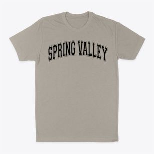 Spring Valley Elementary School Varsity Arch Classic Dad T-Shirt